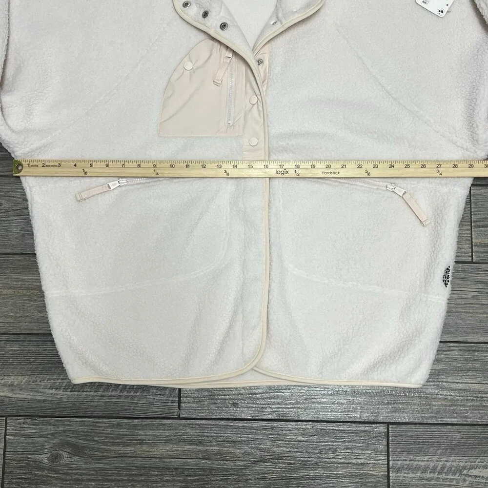 NWT $178 Free People Movement Hatch Maternity Jacket Large Hit The Slopes Fleece - Picture 10 of 15